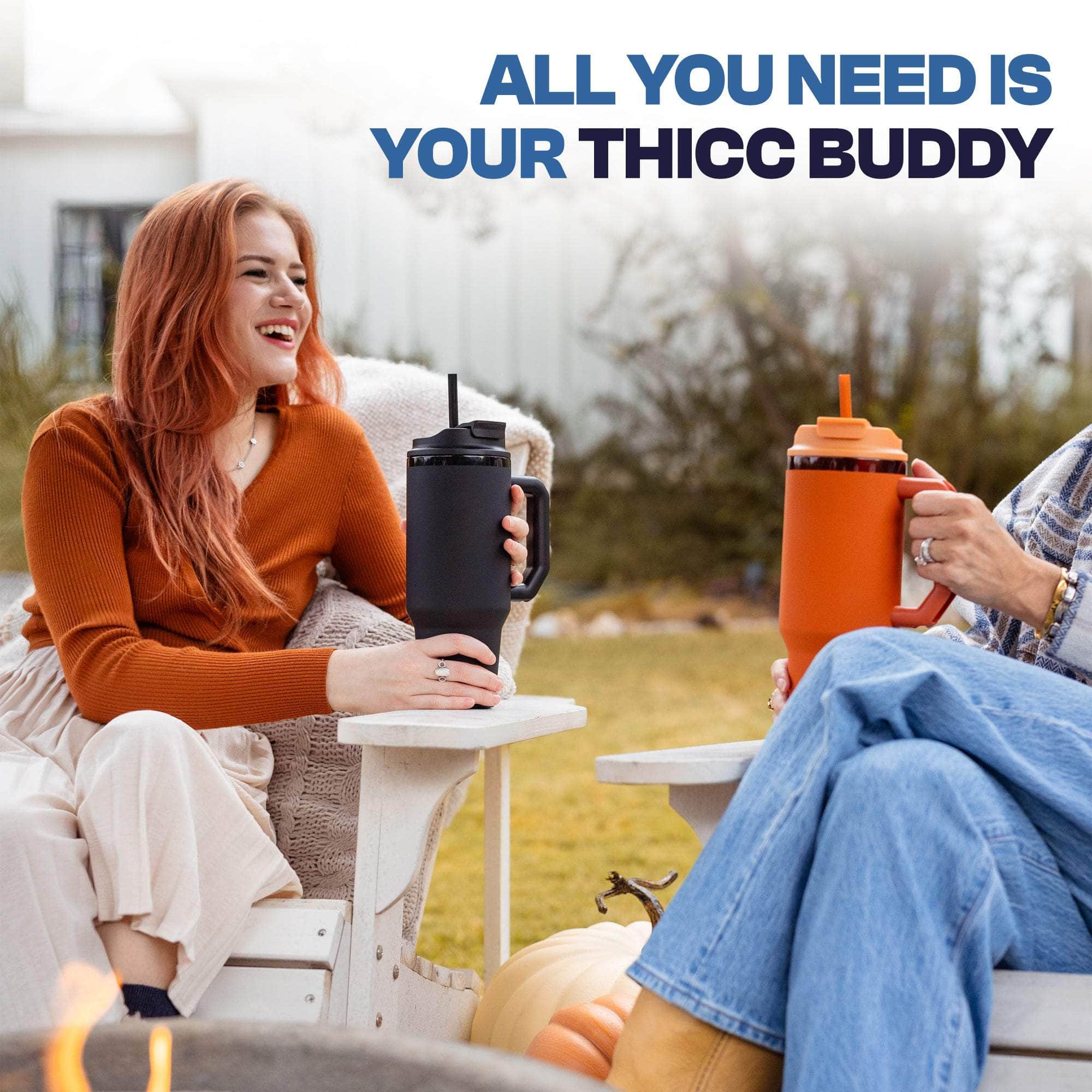 Thicc Buddy 40oz | Pink Checkered - Image 9